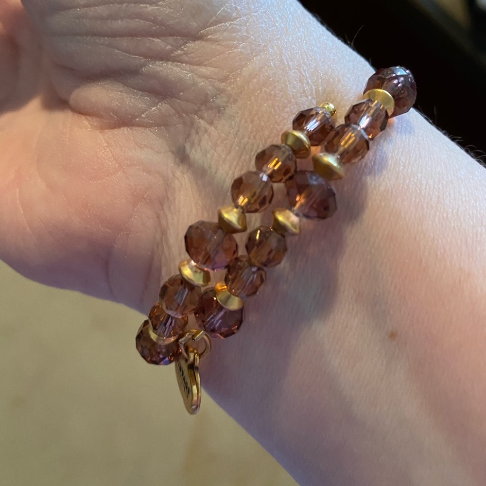 Alex & Ani Wood and Bead Expandable Wrap Bracelet - Picture 3 of 3